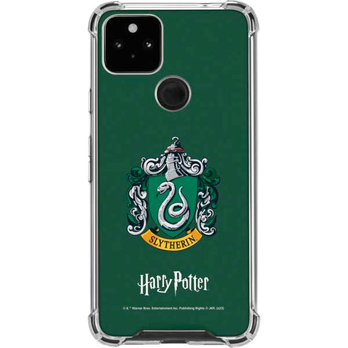 Wizarding World Harry Potter Slytherin House Crest Google Pixel 5a 5G Clear Case